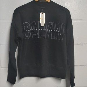 Ladies size S black Calvin Klein sweatshirt